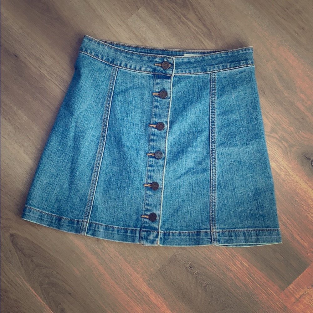 Denim Mini Skirt